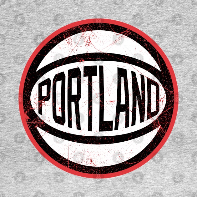 Portland Retro Ball - Red by KFig21